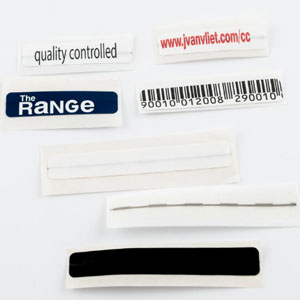 EM security labels for shops and stores