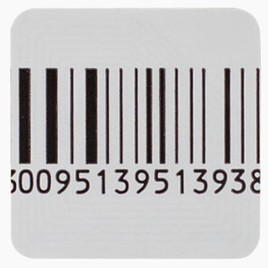 RF security labels for shops